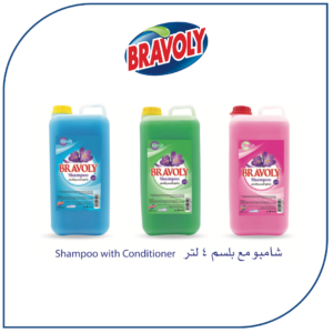 شامبو مع بلسم 4 لتر